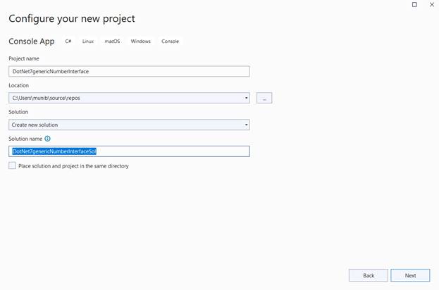 Using the new generic number interface in .NET 7 
